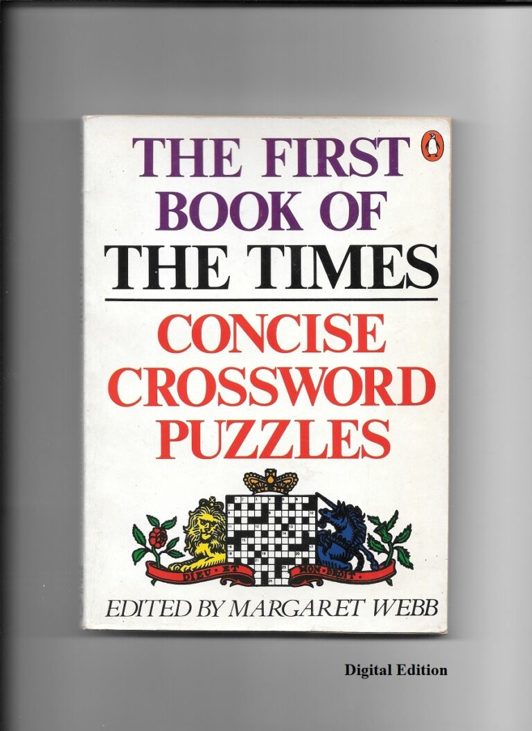 The First Book of The Times Concise Crossword Puzzles – 1 to 50 £80